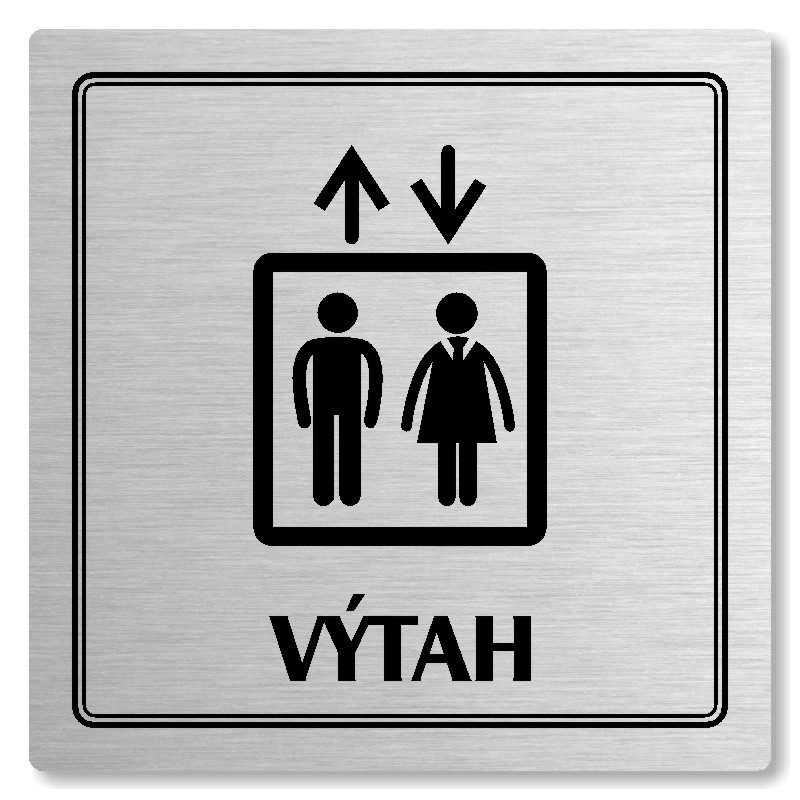 Výtah, 118x118mm, stříbrná, Utah